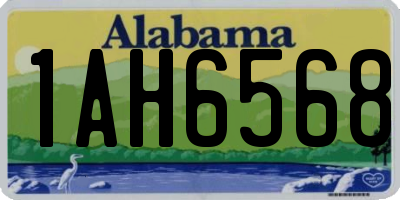 AL license plate 1AH6568