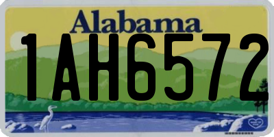 AL license plate 1AH6572
