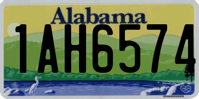 AL license plate 1AH6574