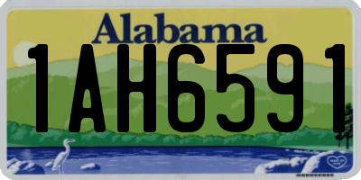 AL license plate 1AH6591