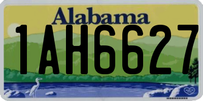 AL license plate 1AH6627