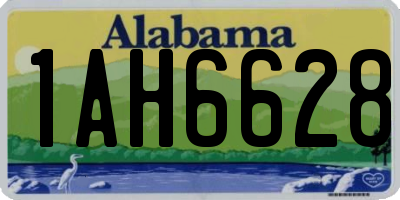 AL license plate 1AH6628