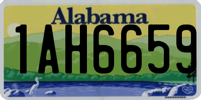 AL license plate 1AH6659