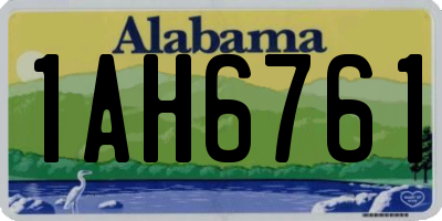 AL license plate 1AH6761