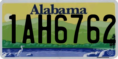 AL license plate 1AH6762