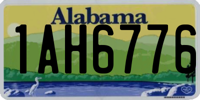 AL license plate 1AH6776