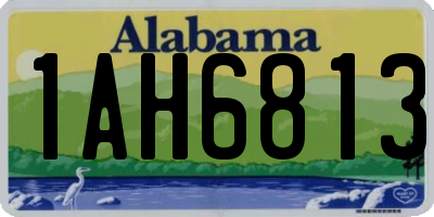 AL license plate 1AH6813