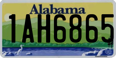 AL license plate 1AH6865