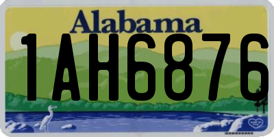 AL license plate 1AH6876