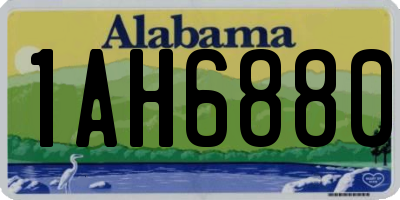 AL license plate 1AH6880