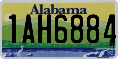 AL license plate 1AH6884