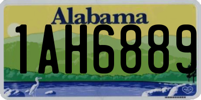 AL license plate 1AH6889