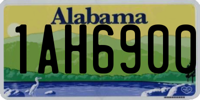AL license plate 1AH6900