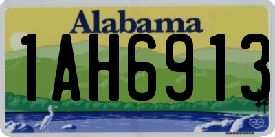 AL license plate 1AH6913