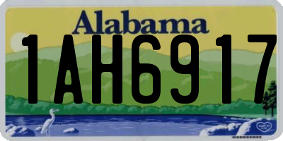 AL license plate 1AH6917