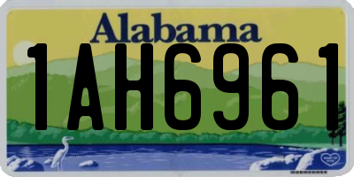 AL license plate 1AH6961