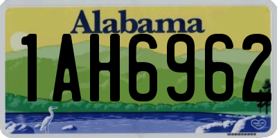 AL license plate 1AH6962
