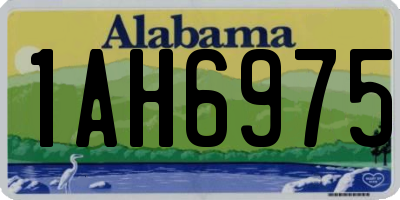 AL license plate 1AH6975