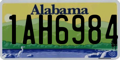 AL license plate 1AH6984