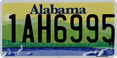 AL license plate 1AH6995
