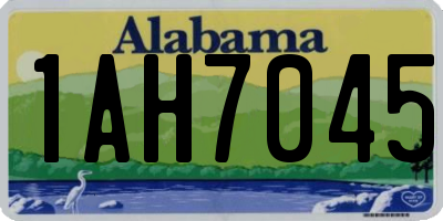 AL license plate 1AH7045