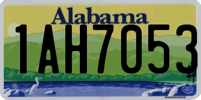 AL license plate 1AH7053