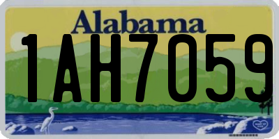 AL license plate 1AH7059