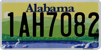 AL license plate 1AH7082