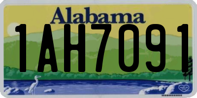 AL license plate 1AH7091