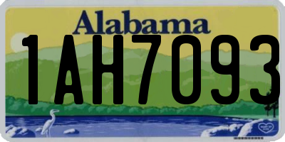 AL license plate 1AH7093
