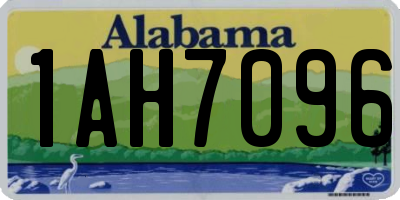 AL license plate 1AH7096