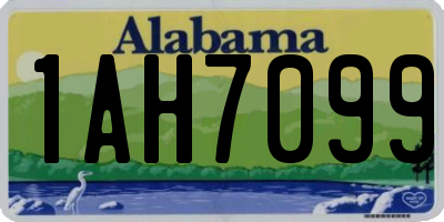 AL license plate 1AH7099