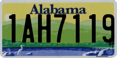 AL license plate 1AH7119