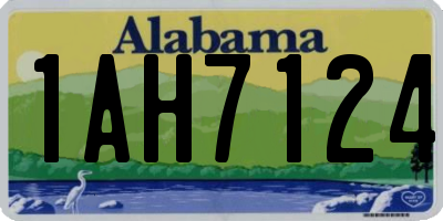 AL license plate 1AH7124