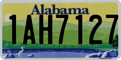 AL license plate 1AH7127