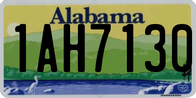 AL license plate 1AH7130