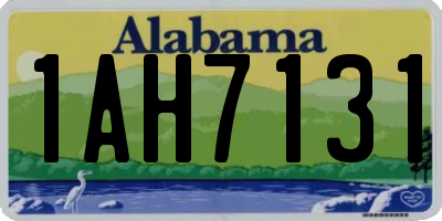 AL license plate 1AH7131