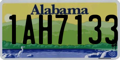 AL license plate 1AH7133
