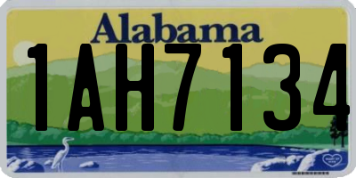 AL license plate 1AH7134