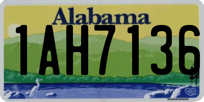 AL license plate 1AH7136