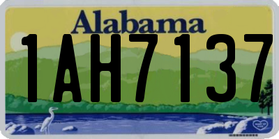 AL license plate 1AH7137