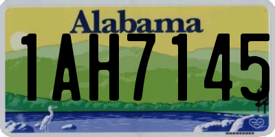 AL license plate 1AH7145