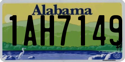 AL license plate 1AH7149