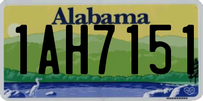 AL license plate 1AH7151