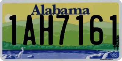 AL license plate 1AH7161