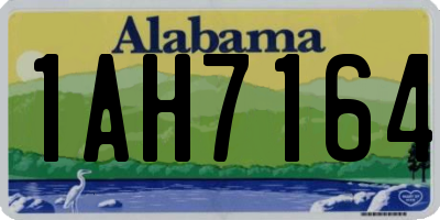 AL license plate 1AH7164