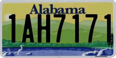 AL license plate 1AH7171
