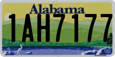 AL license plate 1AH7177