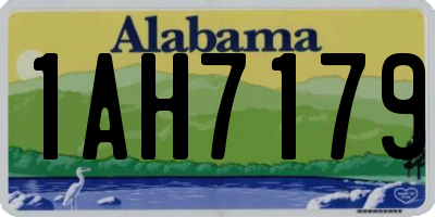AL license plate 1AH7179