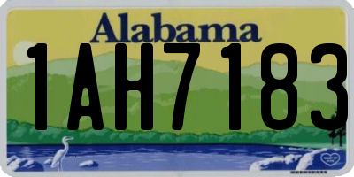 AL license plate 1AH7183